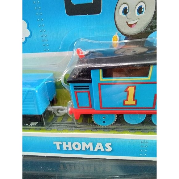 Thomas & Friends Motorized Toy Train Thomas Engine & Cargo Car Fisher-Price Ages - Picture 5 of 5